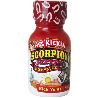 Ass Kickin' Mini Bottle Scorpion Hot Sauce 24ct