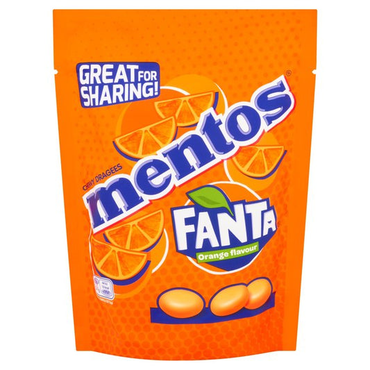 Mentos Fanta Pouch 140g 7ct (UK)