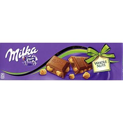 Milka Whole Hazelnut 250g 12ct (Europe)