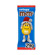 M&M'S CRISPY SANTA 29G 32ct (UK)