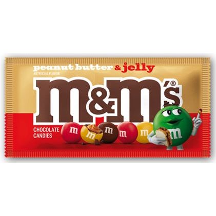 M&M's Bag Peanut Butter & Jelly 1.41oz 24ct