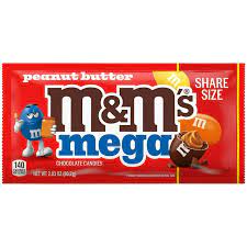 M&M's Peanut Butter Mega 2.83oz 24ct