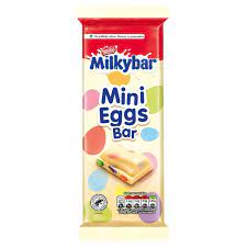 Milkybar Mini Eggs Bar 100g 14ct (UK)