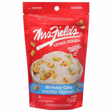 Mrs. Fields Cookie Dough Bites Dessert Toppings - Birthday Cake 8oz 10ct