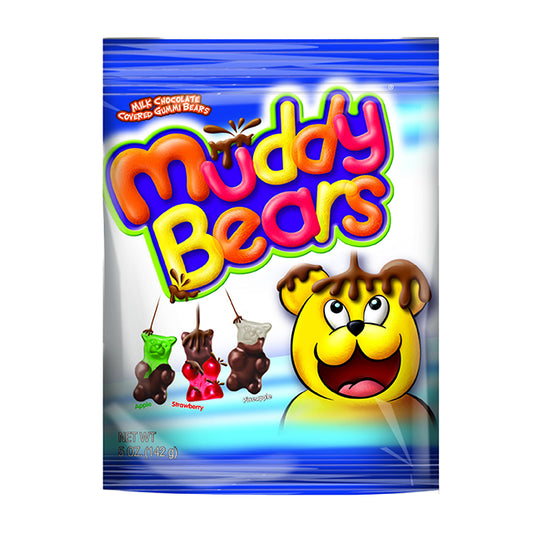 Muddy Bears Peg Bag 5oz 12ct