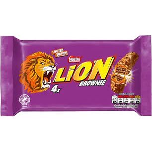 Nestle Lion Bar Brownie 4-Pack x 30g 10ct (UK)