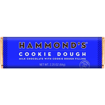 Hammond's Chocolate Bar Cookie Dough Milk Chocolate 2.25oz 12ct