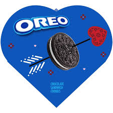 Oreo Valentine Cookie Heart Shape Box 6.24oz 6ct