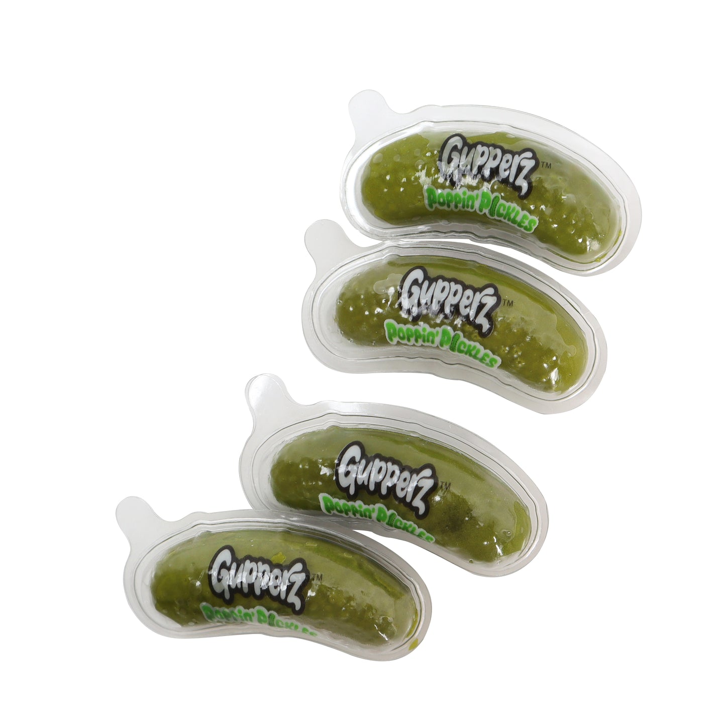 Gupperz® Gummy Liquid Filled Popperz - Poppin' Pickle 2.54oz 12ct