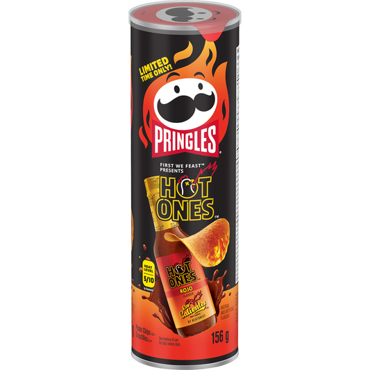 Pringles Hot Ones Los Calientes Rojo 5.57oz 14ct