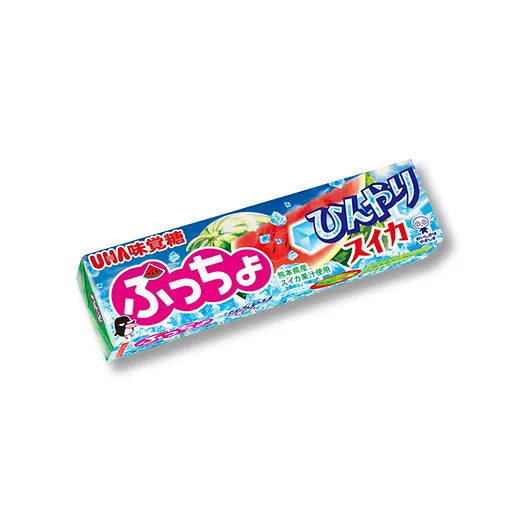 Puccho Cool Watermelon Soft Candy 51g 10ct (Japan)