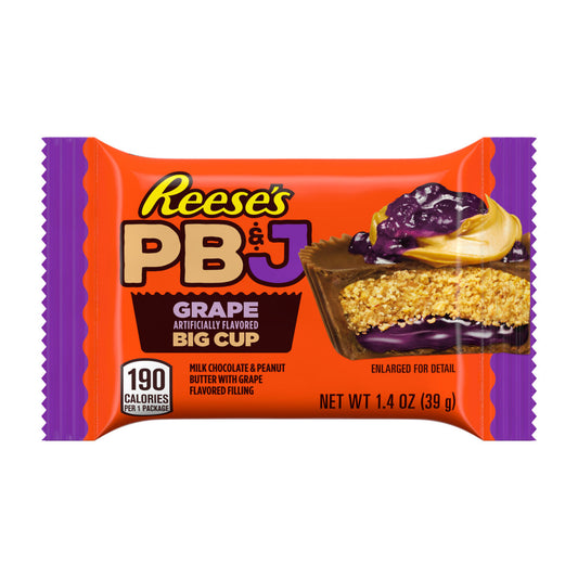 REESE'S PB&J Grape Big Cup Standard Bar 1.4 oz. 16ct