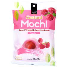 Royal Family Custard Mochi Raspberry Peg Bag 4.2oz 12ct (Taiwan)