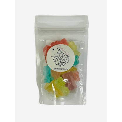 Crystal Gems Rainbow Bears Crystal Candy 52g 12ct (CAN)