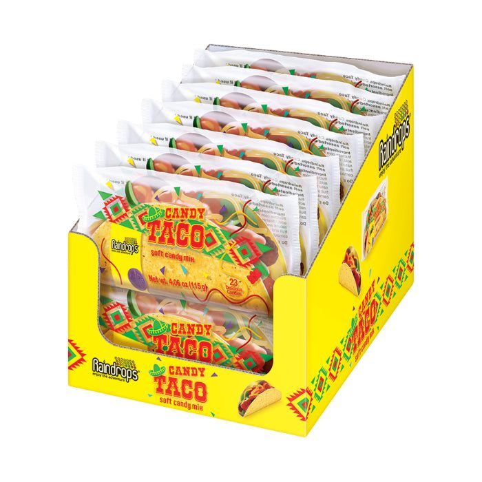 Raindrops Gummy Taco Display 4.06oz 14ct