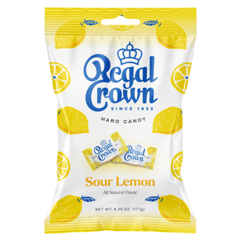 Regal Crown Bags Sour Lemon 6.25oz 12ct