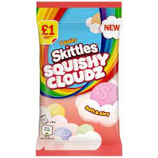 Skittles Squishy Cloudz Fruit 70g 14ct (UK)