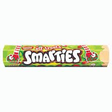 SMARTIES ELF TREATS GIANT TUBE 120G 20ct (UK)