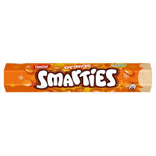 SMARTIES ORANGE GIANT TUBE 120G 20ct (UK)