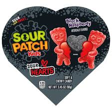 Sour Patch Hearts Black Raspberry 3.45oz 6ct