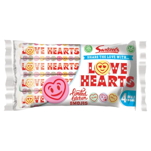 Swizzels Love Hearts 4-Pack 12ct (UK)