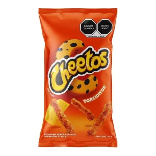 Sabritas Cheetos Torciditos Large 145g 20ct (Mexico) [Best By June 23 2024]