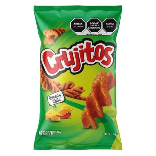 Sabritas Crujitos Queso Chile Large 120g 25ct (Mexico) [Best By June 26 2024]