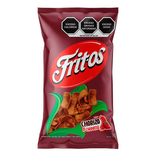 Sabritas Fritos Chorizo & Chipotle Large 170g 21ct (Mexico) [Best By June 30 2024]