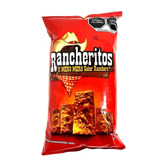 Sabritas Rancheritos Spicy Corn Tortilla Large 145g 20ct (Mexico) [Best By June 28 2024]