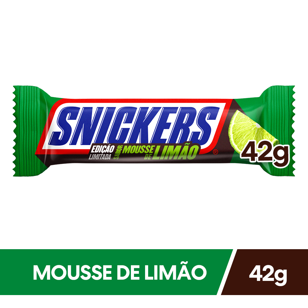 Snickers Mousse De Limao 42g 20ct (Brazil)