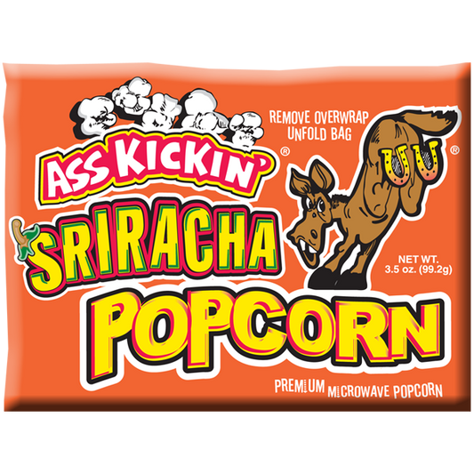 Ass Kickin' Sriracha Microwave Popcorn 12ct