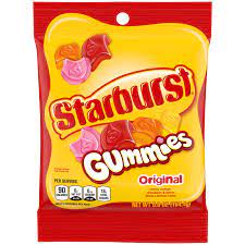 Starburst Gummy Original Peg 5oz 12ct
