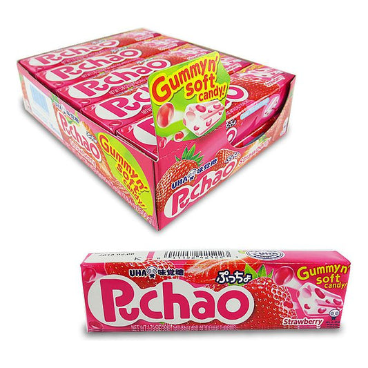 Puchao Soft Candy Strawberry 50g 10ct (Japan)