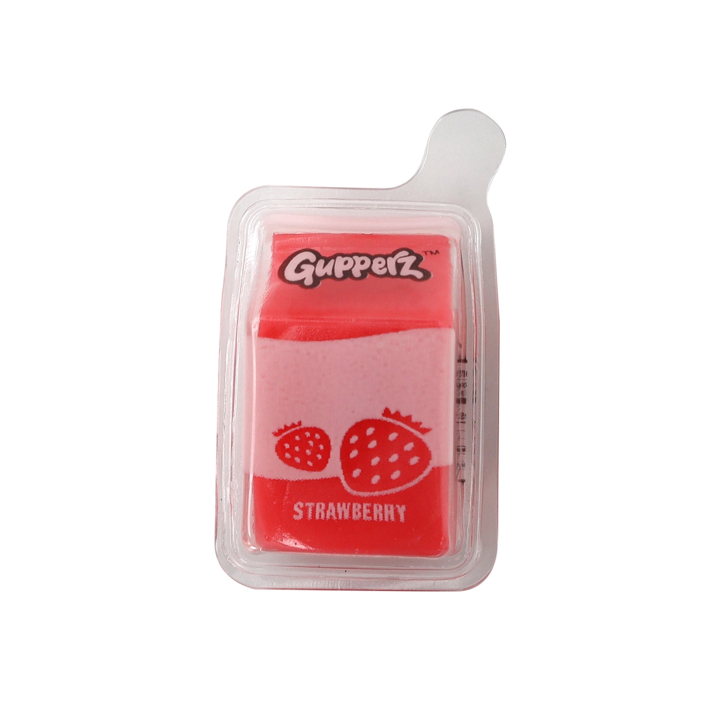 Gupperz® Gummy Liquid Filled Popperz - Strawberry Milk Splash 2.54oz 12ct