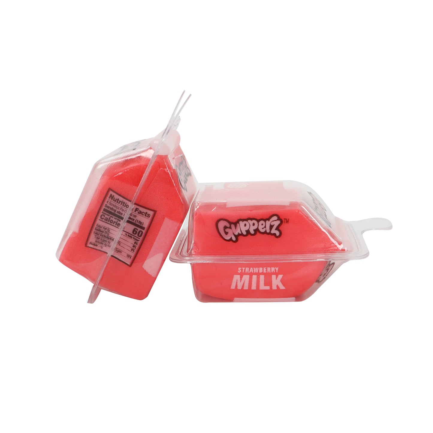 Gupperz® Gummy Liquid Filled Popperz - Strawberry Milk Splash 2.54oz 12ct