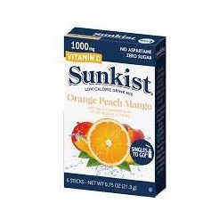 Sunkist - Orange Mango Peach Singles To Go 0.75oz 12ct