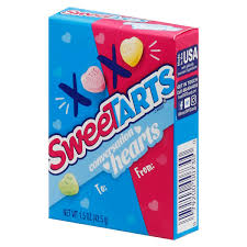 Sweetarts Conversation Hearts Box 1.5oz 27ct