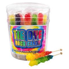 Rock Candy On A Stick Tub - Tie Dye 36ct