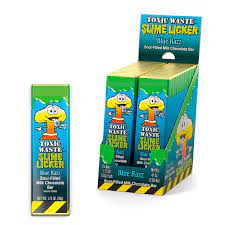 Toxic Waste Slime Licker Chocolate Bar Blue Razz 1.75oz 24ct