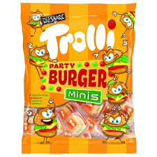 Trolli Party Burger Minis 170g 8ct (Europe)