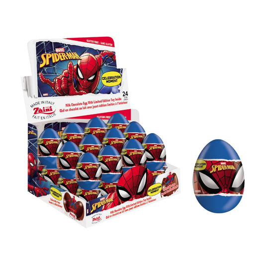Ultimate Spiderman Chocolate Egg 24ct
