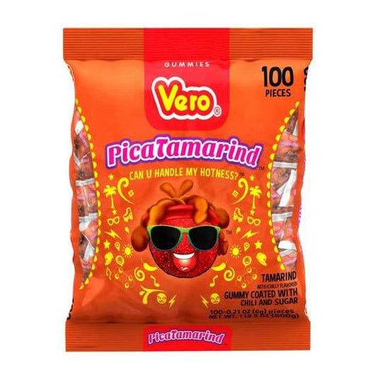 Vero Pica Goma Chili Tamarindo 100ct (Mexico)