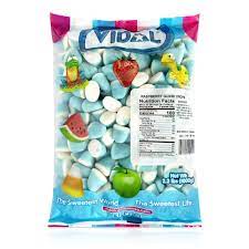 Vidal Bulk Sugared Raspberry Gummi Drops 2.2 lbs 1ct