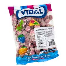 Vidal Bulk Sour Bites Watermelon & Lime 2.2 lb 1ct