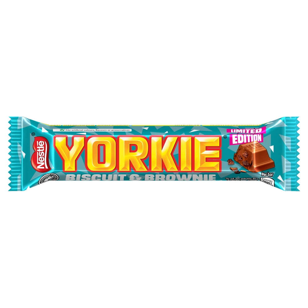 Yorkie Biscuit & Brownie Chocolate Bar 44g 24ct (UK)