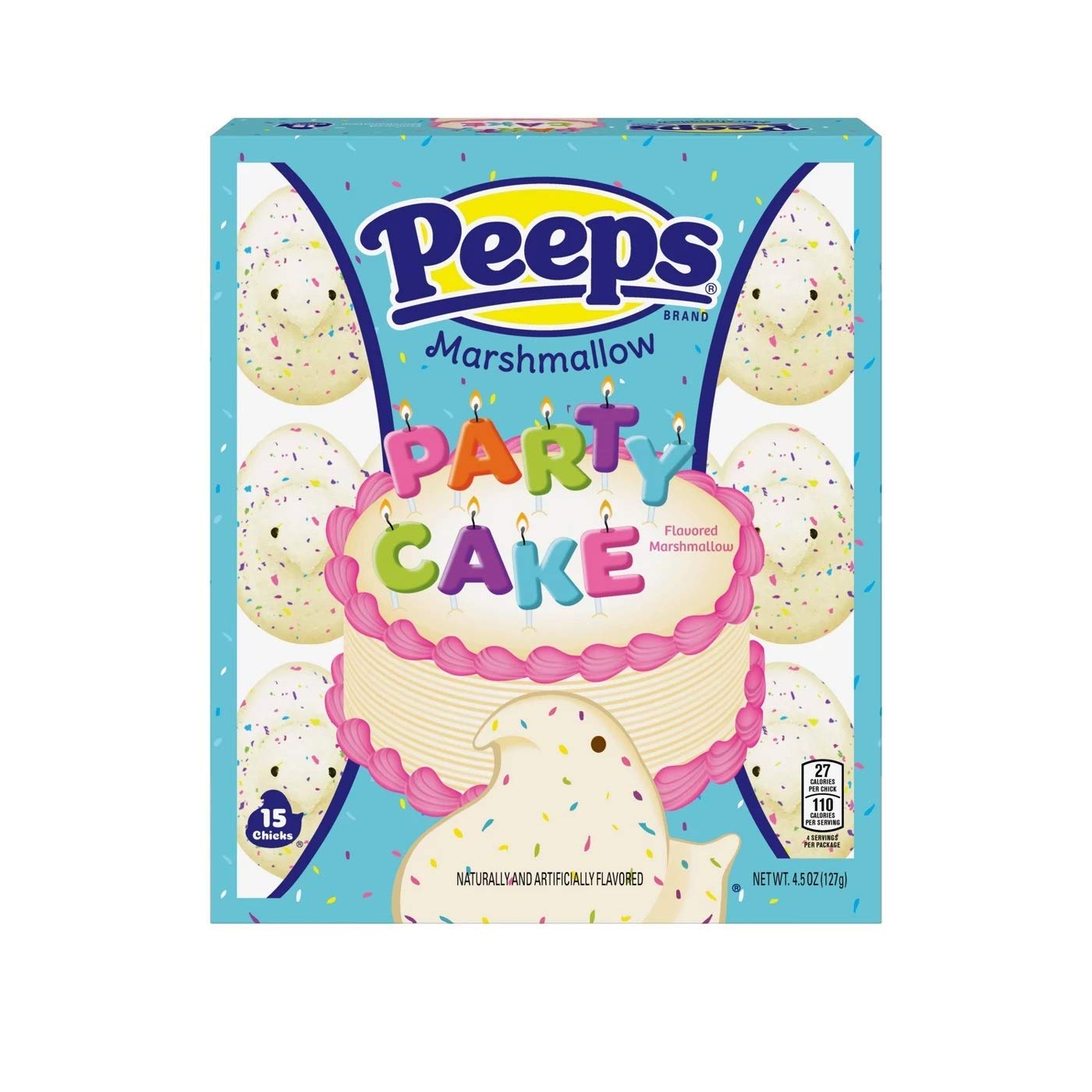 Peeps Party Cake  Marshmallow Chicks 15ct