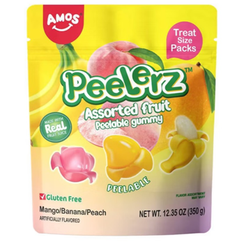 Amos Peelerz Variety Pack Treat Bag 12.35oz 12pcs 6ct