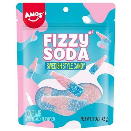 Amos Swedish Fizzy Soda Peg 5oz 12ct