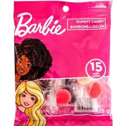 Barbie Gummies 75g Peg Bag 24ct