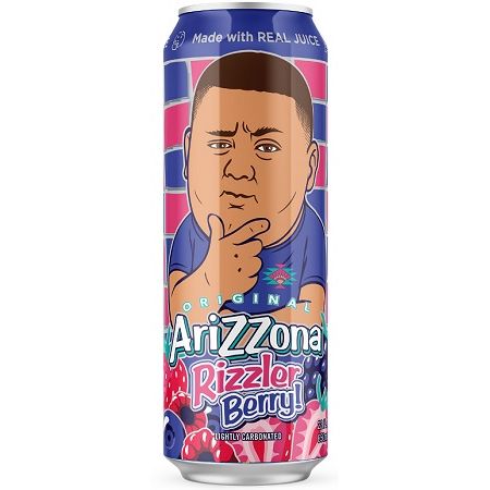 Arizona Rizzler Berry 22oz 24ct (Pallet Shipping Only) (Shipping Extra, Click for Details)